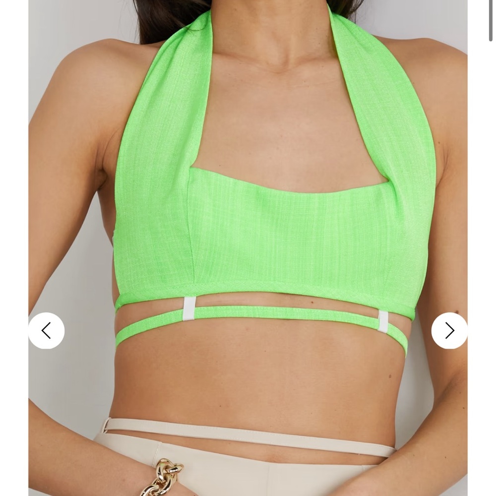 Jacquemus Limao Crepe Halterneck Top